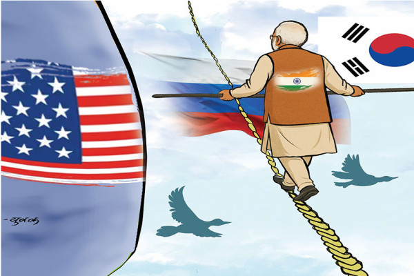 भारतको मध्य–शक्ति द्विविधा